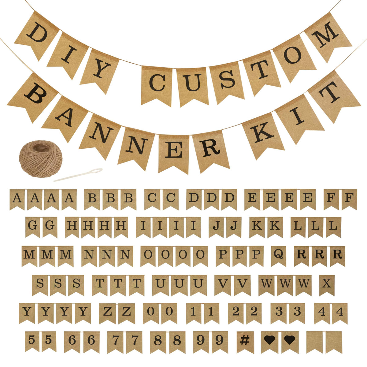 Bellium preprinted banner letters for instant messaging on flags