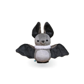 Bellzi Batti face close-up shows ultra-soft plush for cozy cuddles.