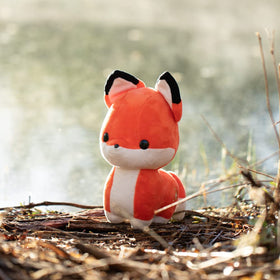 Bellzi Orange Foxxi gift-ready pose makes a great birthday present.