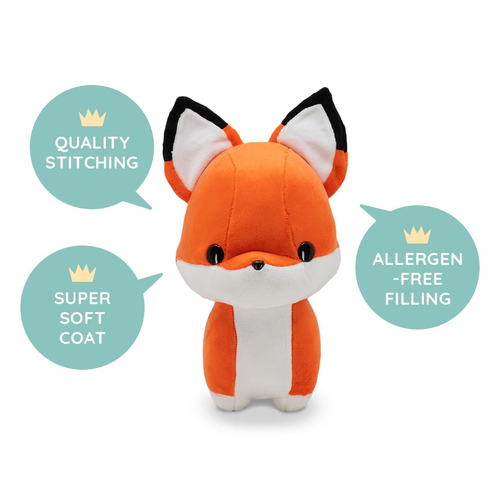 Bellzi Orange Foxxi reinforced-stitching view shows durable play.