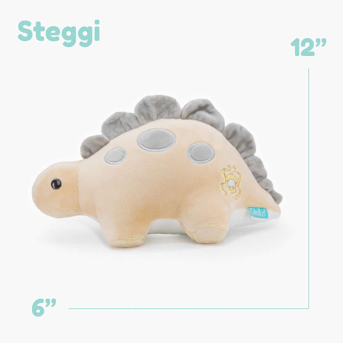 Bellzi Steggi orange-belly detail showing soft, inviting texture for hugs.