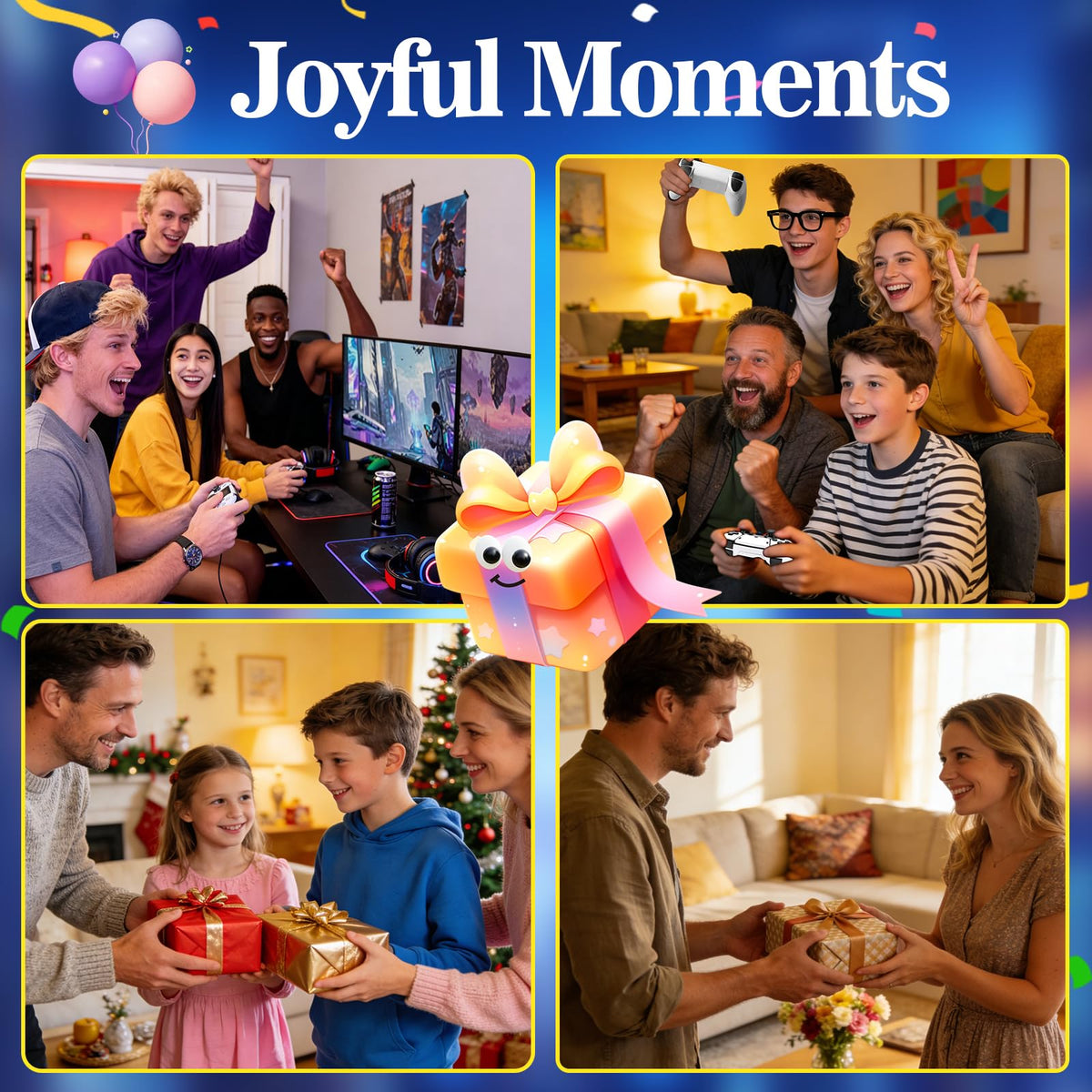 BELOPERA Family-friendly setup for home and travel gaming.