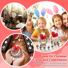 Bememo Christian card shown with vibrant design for messages.