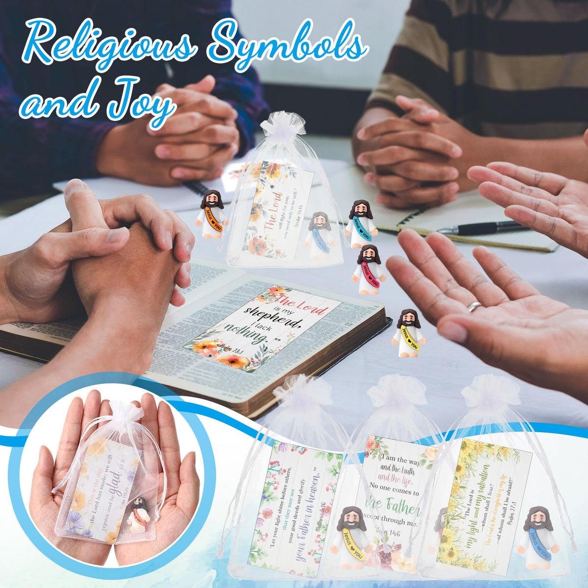 Bememo church gift bag assembly kit for DIY religious favors at events