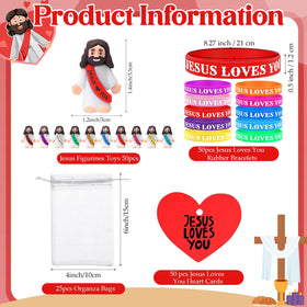 Bememo Jesus loves you bracelet close-up, a wearable faith symbol.
