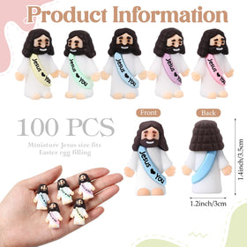 Bememo Jesus loves you figurine in clear detail, a thoughtful religious gift.