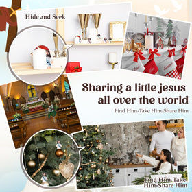 Bememo Jesus figurines as versatile photo props for events.