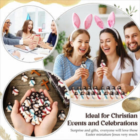 Bememo rubber miniatures for photo props and party favors at religious events