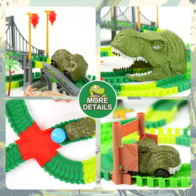 BEMITON eight dinosaur models inspire storytelling adventures.