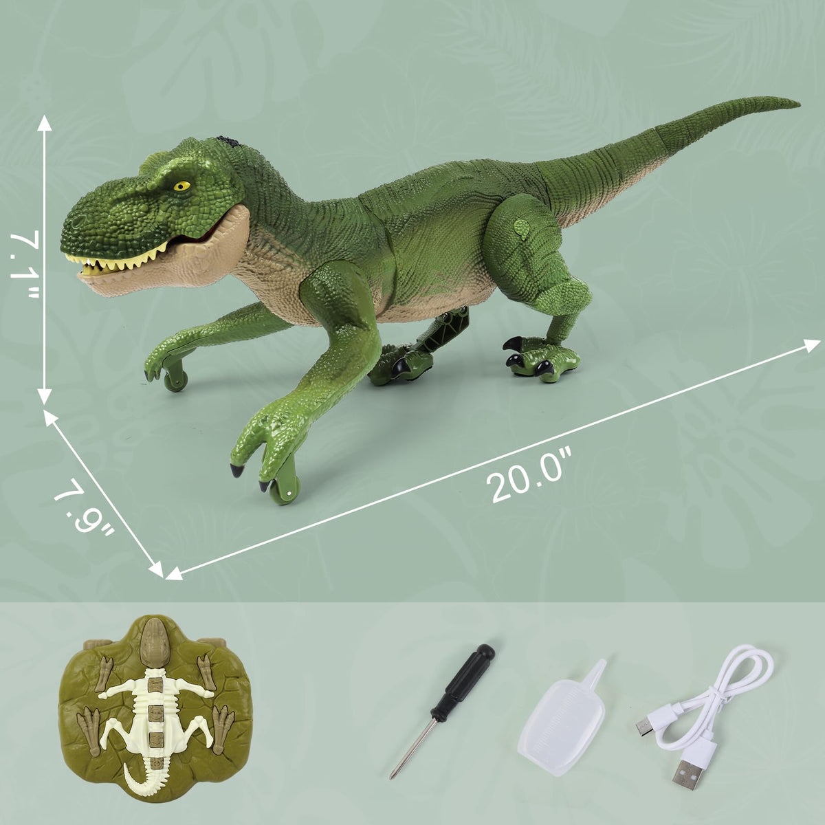 BEMITON remote dino DIY assembly with detachable limbs for creativity