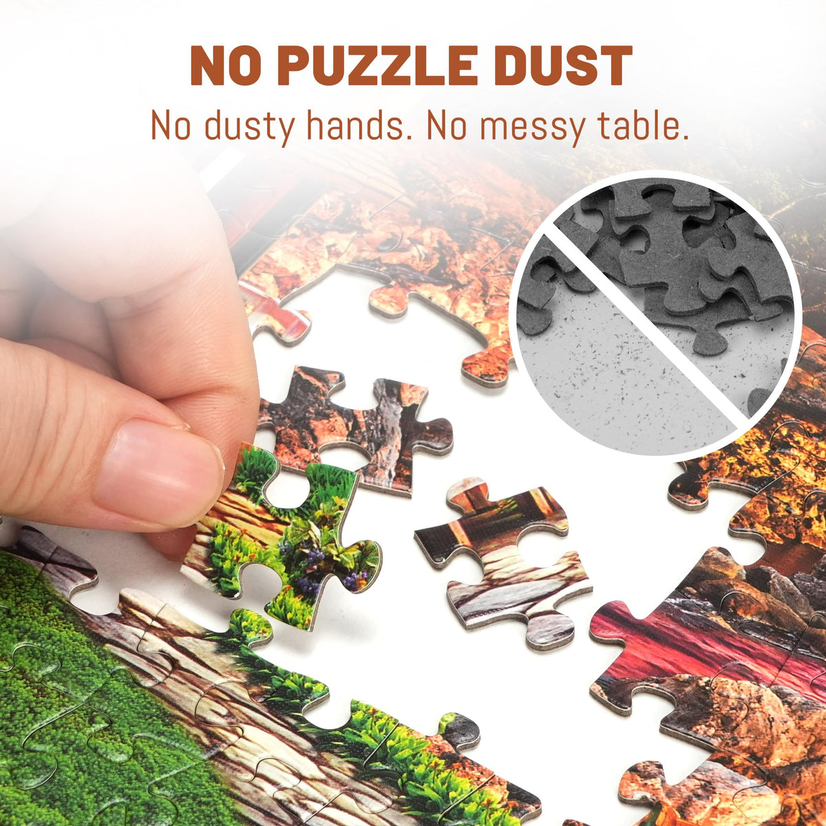 BenBen 1000-piece puzzle Fusine Lake cover presents tranquil landscape.