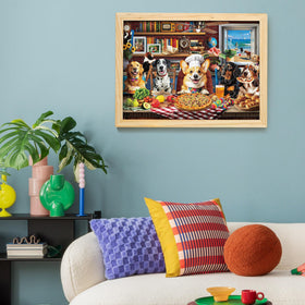 BenBen 1000-piece USA Landmarks back letters support piece organization.