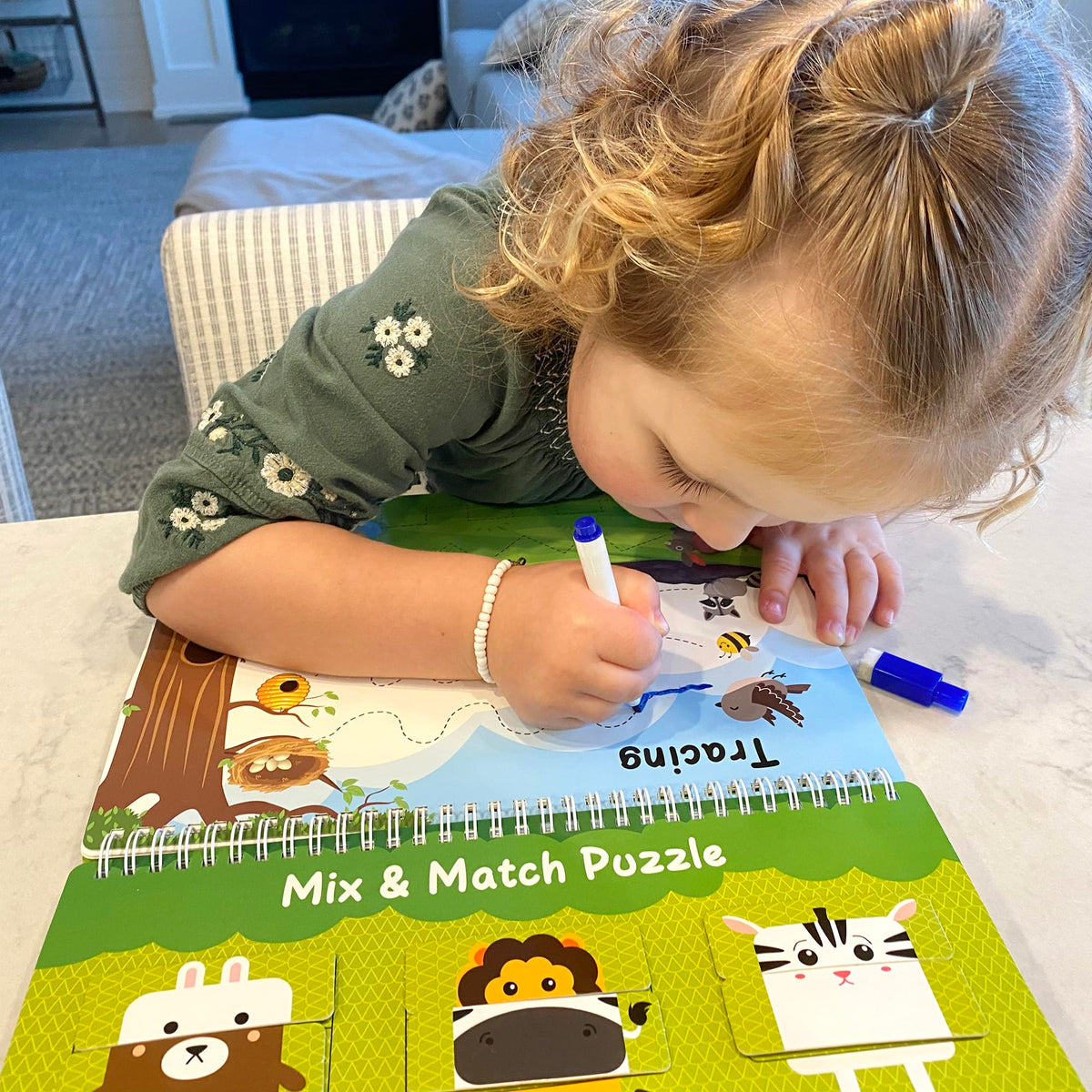 BenBen Busy Book body parts page builds basic anatomy awareness and naming.