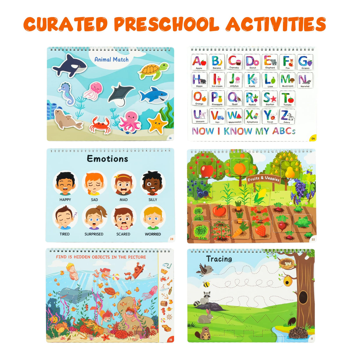 BenBen Busy Book weather scene page encourages observation and discussion.
