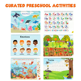 BenBen Busy Book weather scene page encourages observation and discussion.