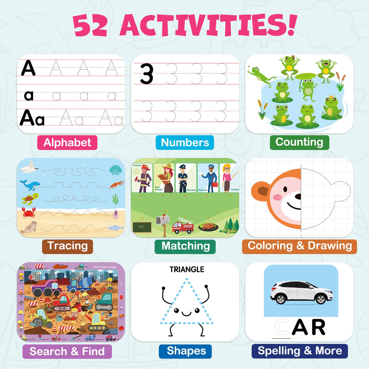 BenBen dry erase markers set for vibrant, reusable practice