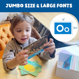 BenBen flash cards for toddlers include outdoors scenes to inspire descriptions