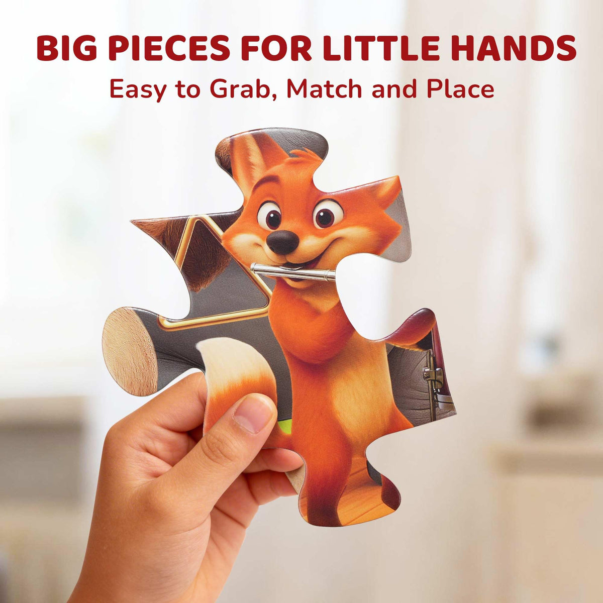 BenBen large pieces easy grip designed for little hands during floor play