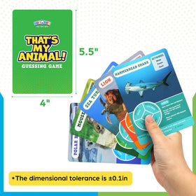 BenBen Guess The Animal Card Game: ideal gift for kids and animal lovers