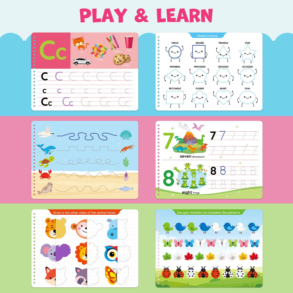 BenBen Montessori busy book supports fine motor development