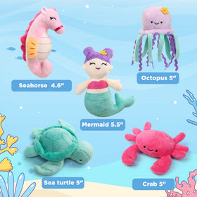 BenBen sea turtle plush small toy, soft for babies.