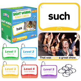 BenBen Sight Words Flash Cards cover image with bold title for quick recognition