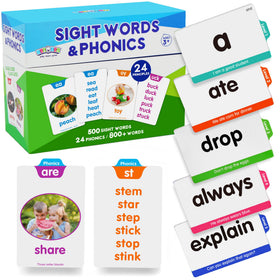 BenBen Sight Words flash cards front cover, kid-friendly design for easy handling.