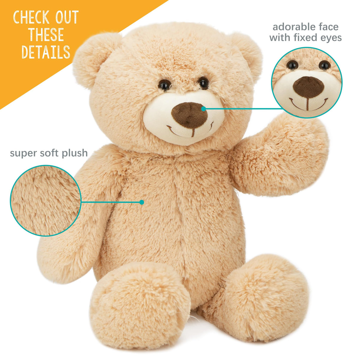 BenBen Teddy Bear in a hugging pose ideal for bedtime snuggles