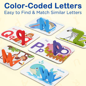 BenBen tracing-and-matching letters encourages fine motor skills and pre-writing practice.