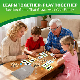 BenBen wooden letter tiles for hands-on spelling practice.