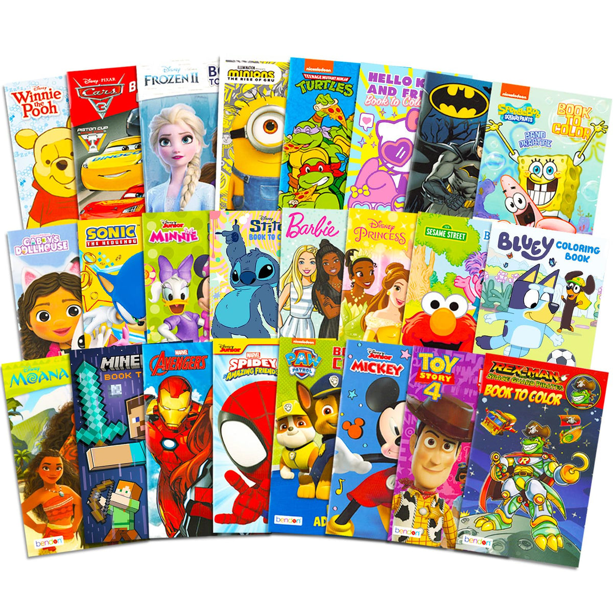 Bendon Disney characters coloring books for classroom rewards and creative fun