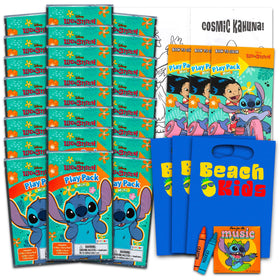 Bendon Disney Lilo and Stitch mini party favors set shown for gift bags and party planning