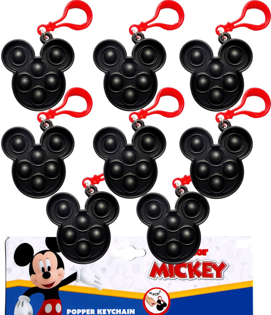 Bendon Mickey pop fidget toys provide sensory, quiet, reusable entertainment.