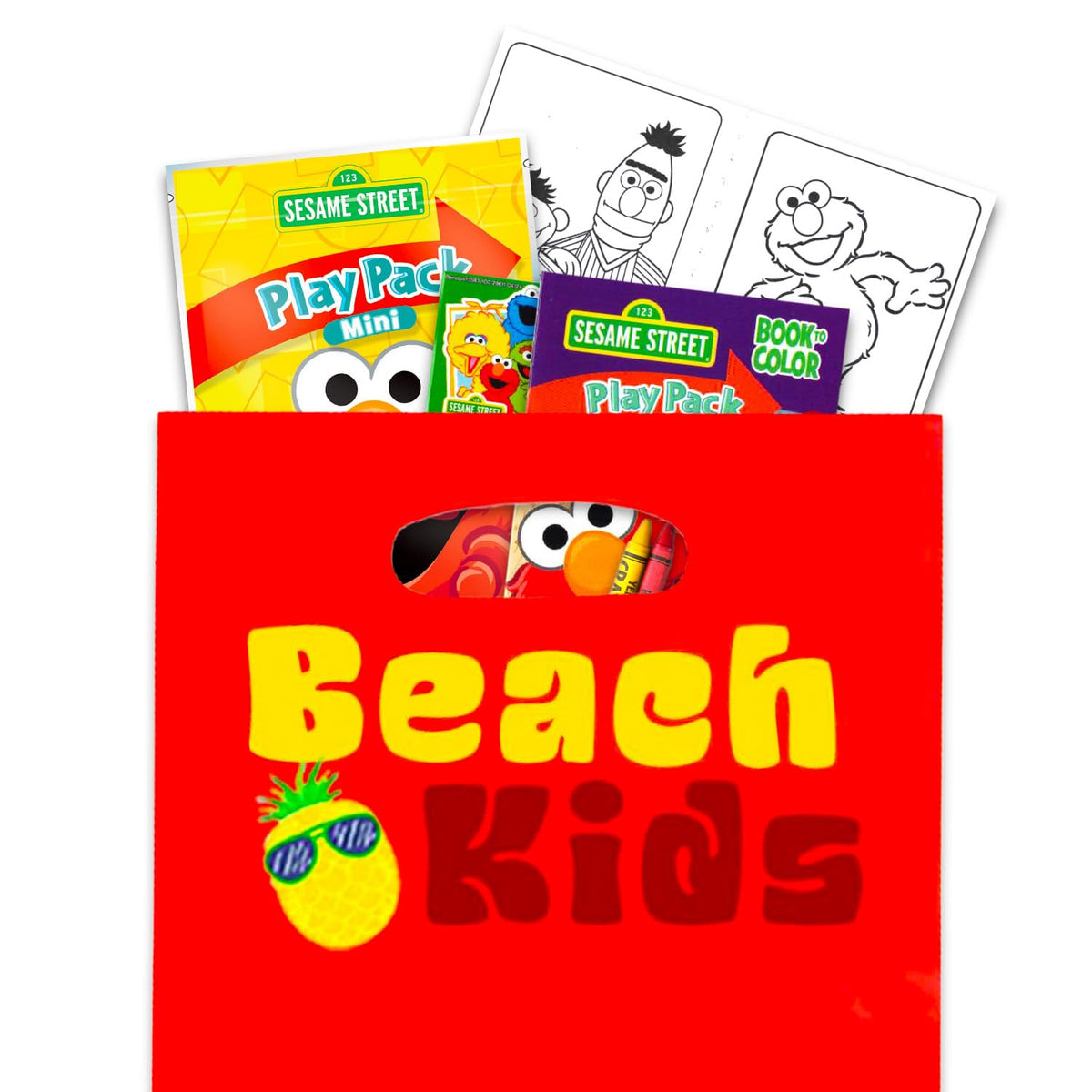 Bendon Elmo mini coloring book features colorful Elmo illustrations for kids