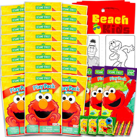 Bendon Elmo mini party favors set with coloring pages for kids' celebrations