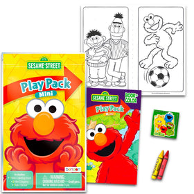 Bendon Elmo play packs with stickers provide quick, mess-free party entertainment