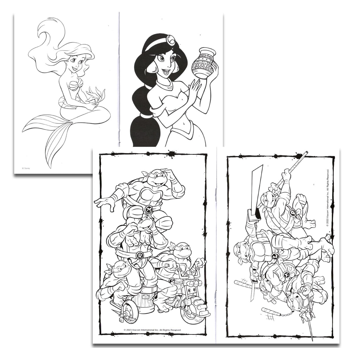 Bendon Frozen coloring books with Disney princesses for home and travel activities