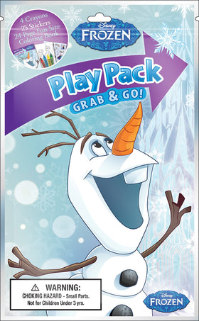 Bendon Frozen Olaf Grab & Go pack travel-friendly design for on-the-go kids' activities.