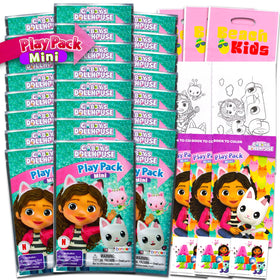 Bendon Gabby's Dollhouse mini party favors set with 24 grab-and-go packs for celebrations