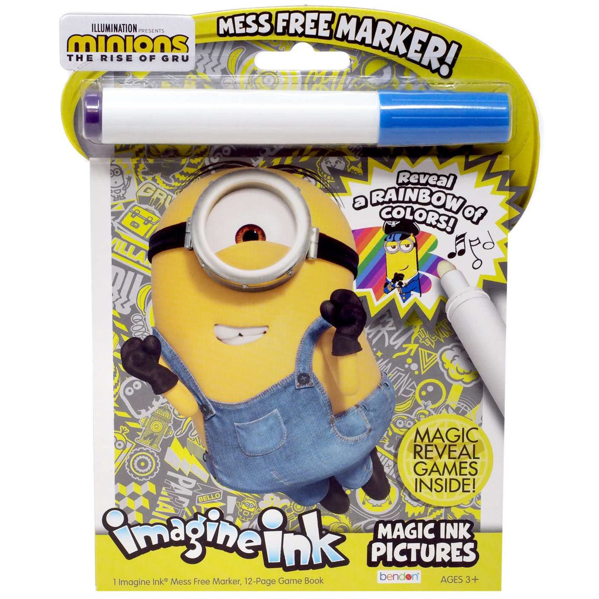 Bendon Imagine Ink travel activity friendly, ideal for on-the-go entertainment.