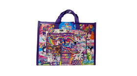 Bendon Lisa Frank art box with coloring tools and notepad for on-the-go creativity