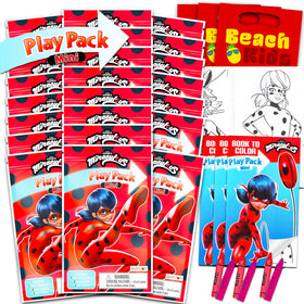 Officially licensed Miraculous Ladybug merch pairs with Cat Noir items for themed events.
