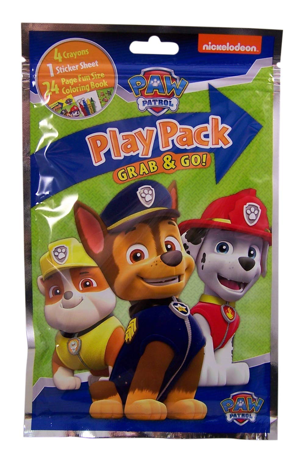 Bendon Paw Patrol Grab and Go Pack features appeal to kids during classrooms or events
