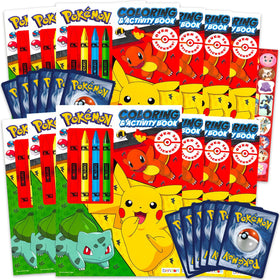 Bendon Pokemon party favors 12-coloring-books: ideal for kid parties.