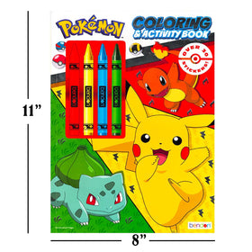 Bendon Pokemon resealable-pouch: travel-friendly storage for coloring books.