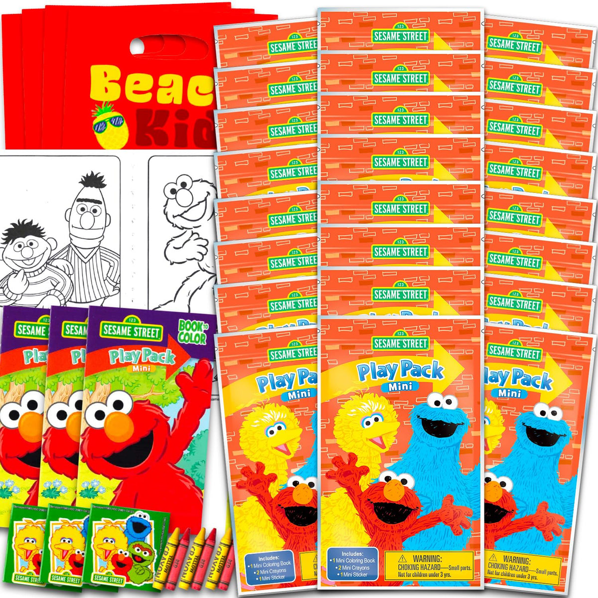 Bendon Sesame Street mini party favors bundle for kid-friendly party favors