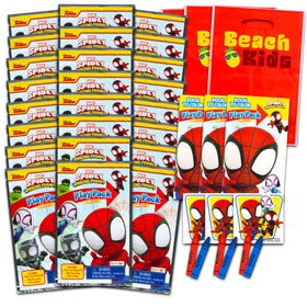 Bendon Spidey and Friends mini pack cover, perfect party favors for kids.