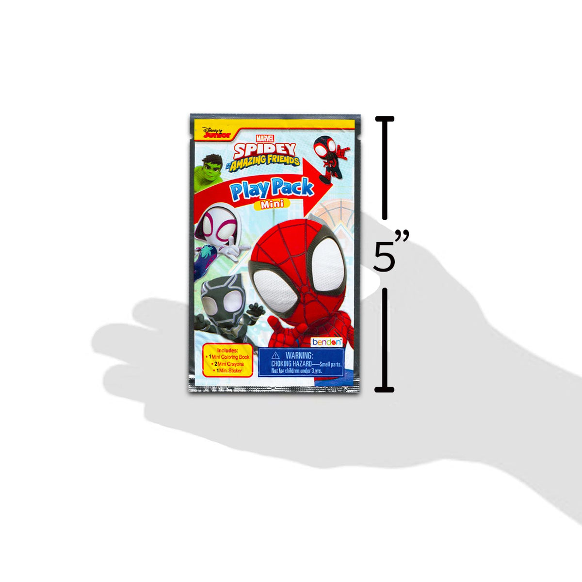 Bendon Spidey and Friends stickers, fun decorations for loot bags.