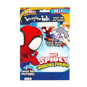 Bendon Spidey Imagine Ink pages reveal rainbow colors with safe magic ink