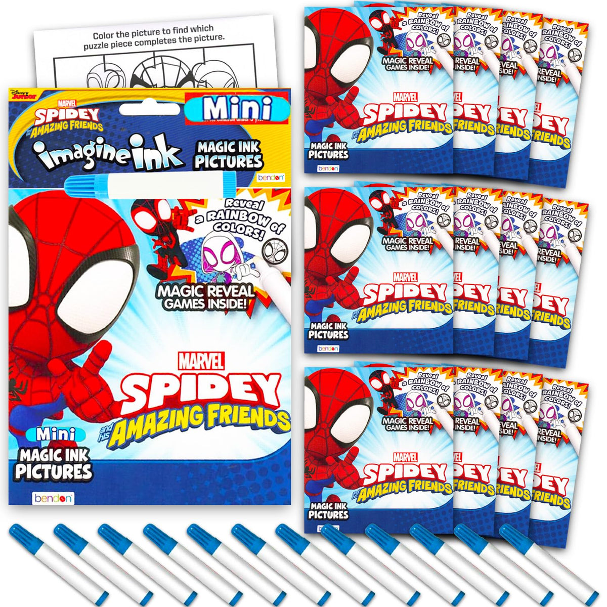 Bendon Spidey Imagine Ink party favors bundle, ideal loot bag gift